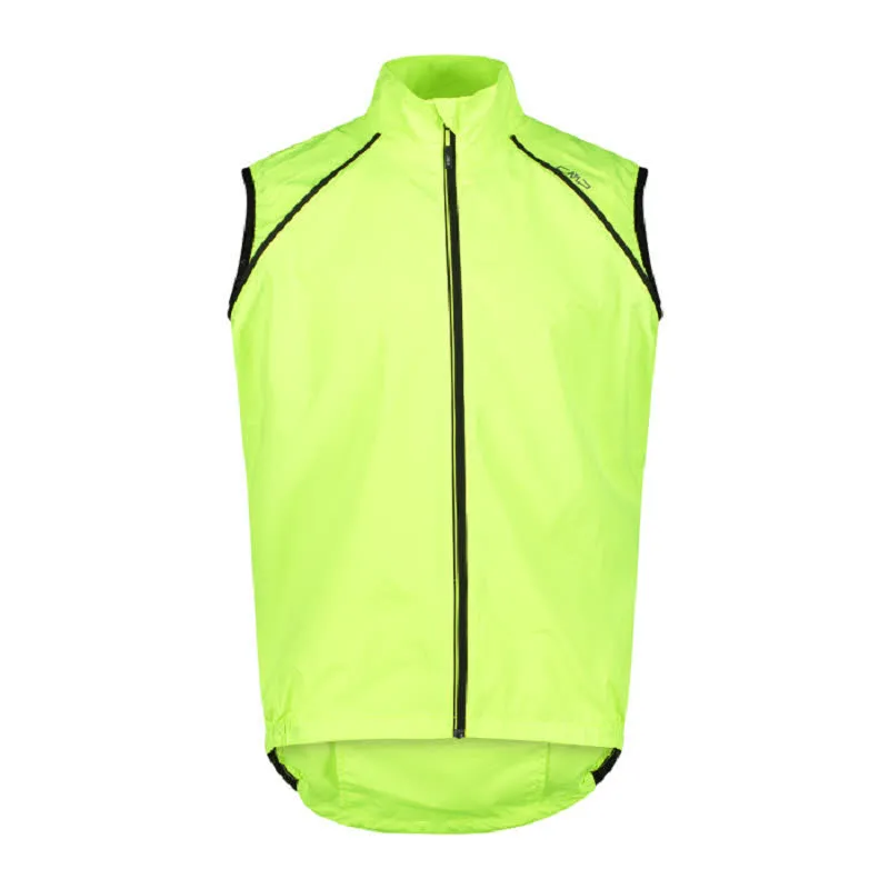 CMP JACKET WITH DETACHABLE SLEEVES Herren Windjacke Radsportjacke gelb