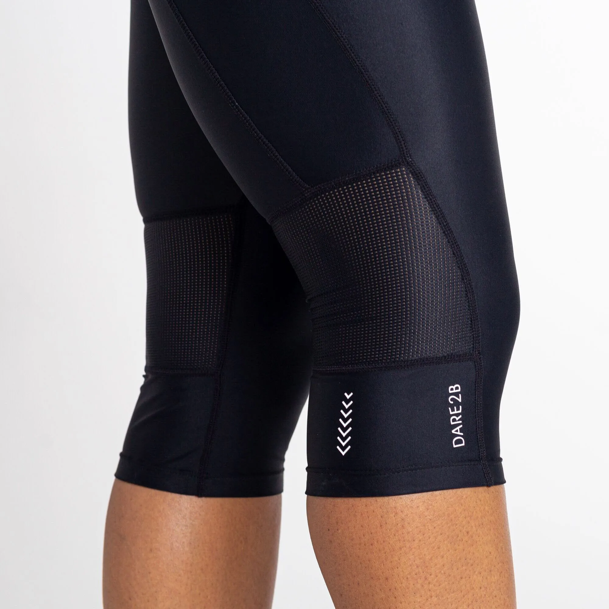 DARE2B Worldly Capri 3/4 Hose Fahrradleggings Radsport Damen schwarz NEU