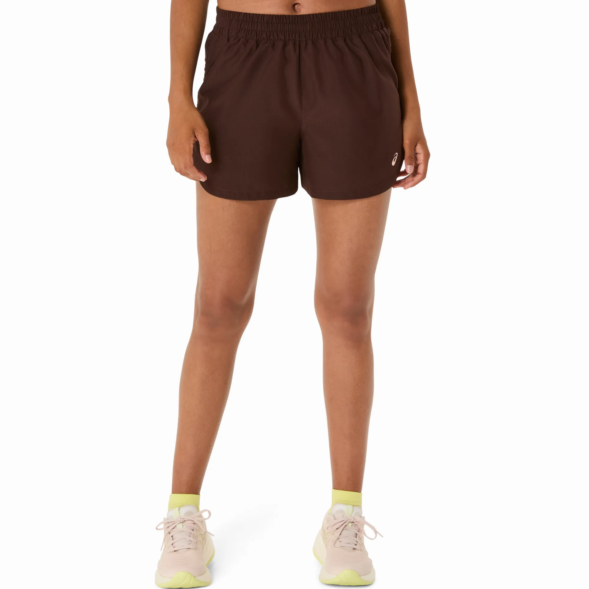 ASICS NAGINO RUN ADJUSTABLE 4IN SHORT Laufshort Damen dunkelbraun