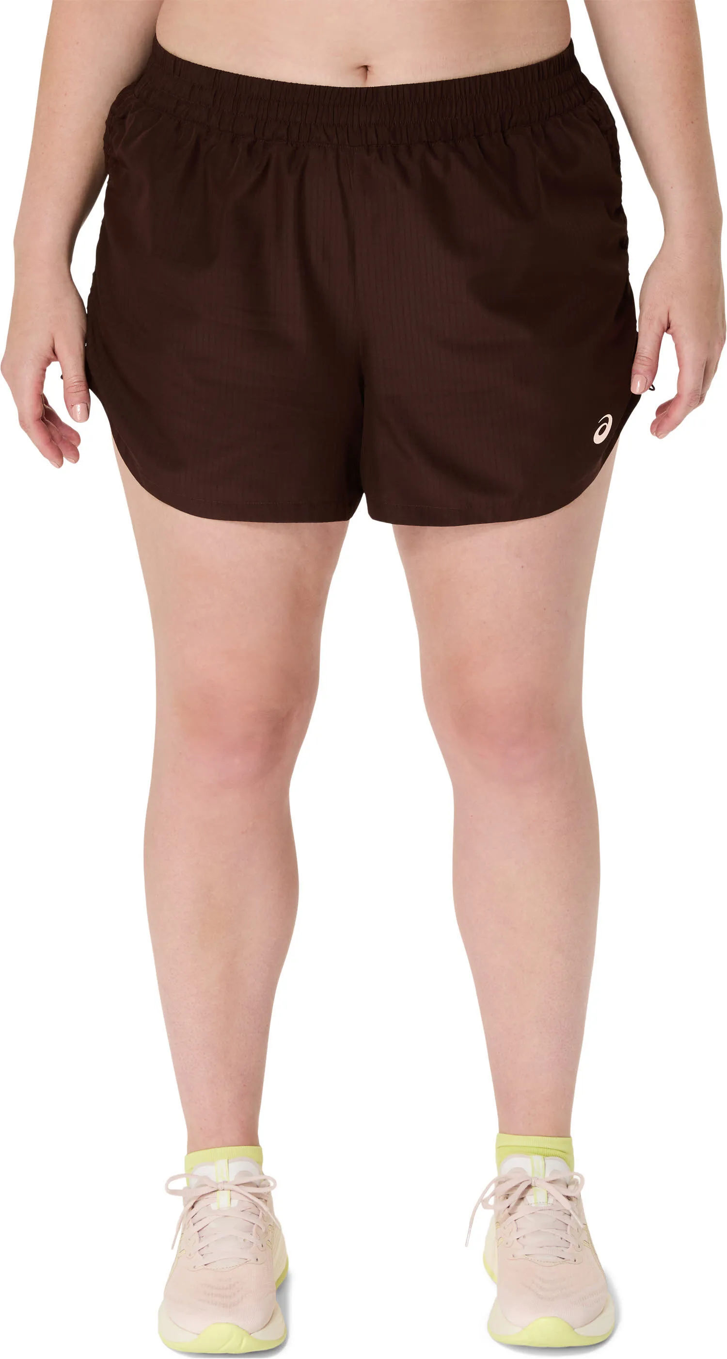 ASICS NAGINO RUN ADJUSTABLE 4IN SHORT Laufshort Damen dunkelbraun