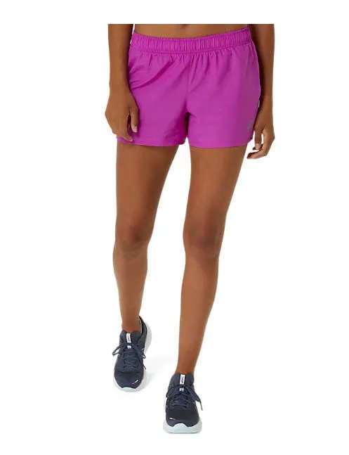 ASICS CORE 4IN SHORT Laufshort Trainingsshort Damen pink