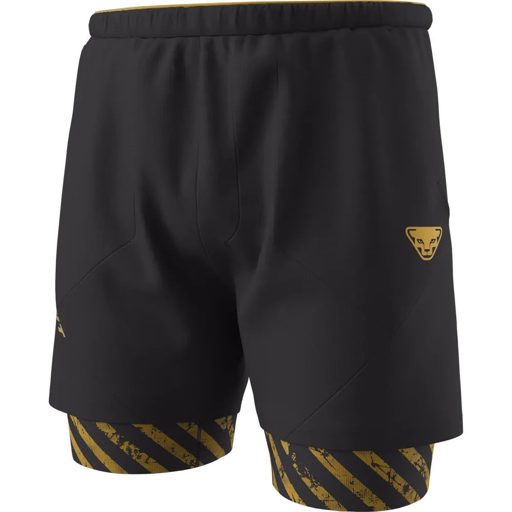 Dynafit TRAIL 2IN1 SHORTS M Herren Laufshorts Shorts schwarz