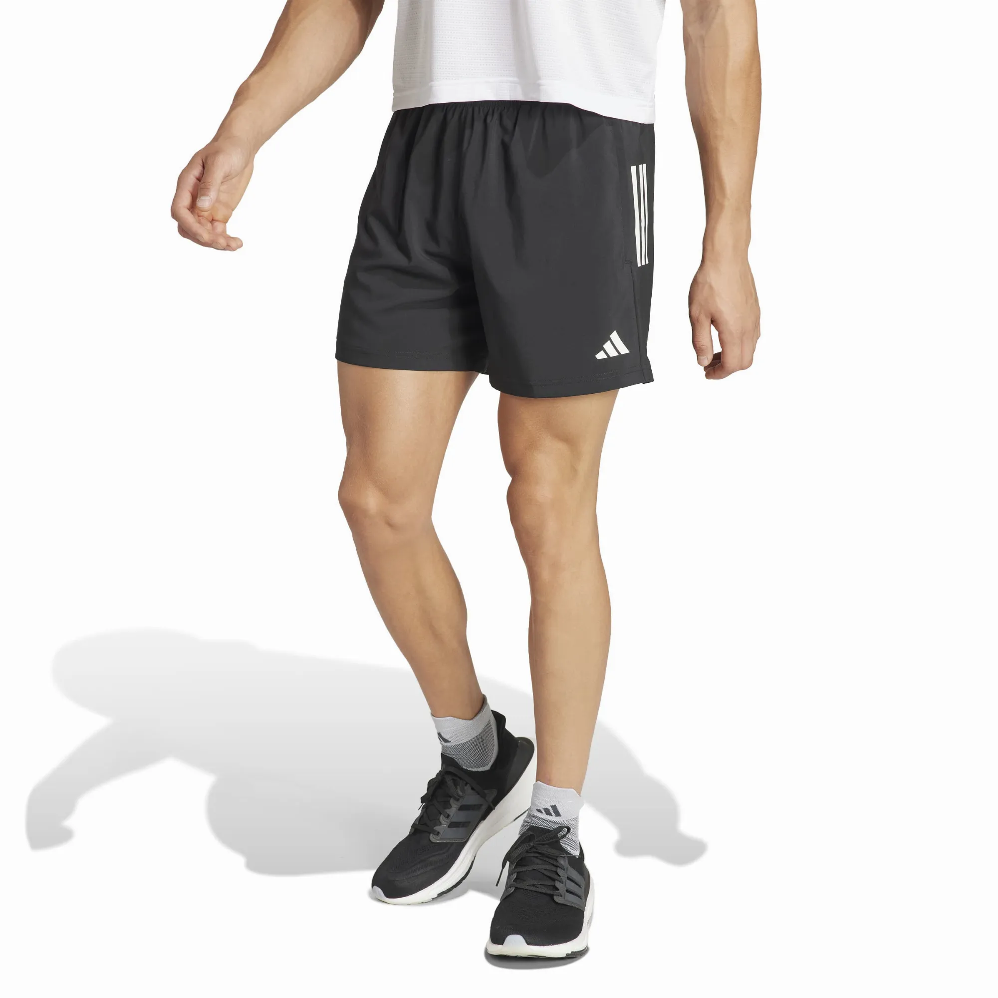 adidas Own The Run Shorts Laufshorts Herren schwarz