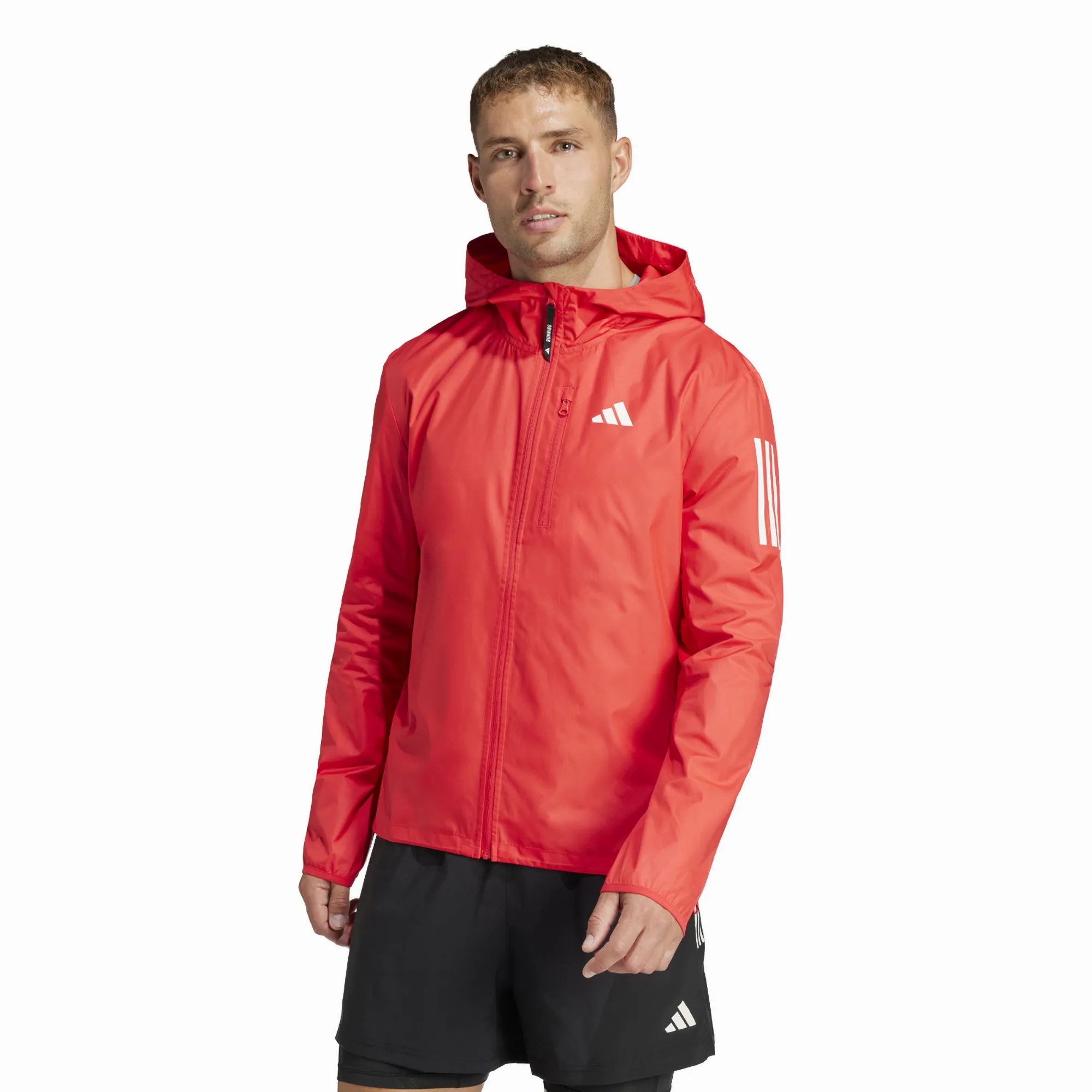 adidas Own the Run Jacke Laufjacke Herren rot