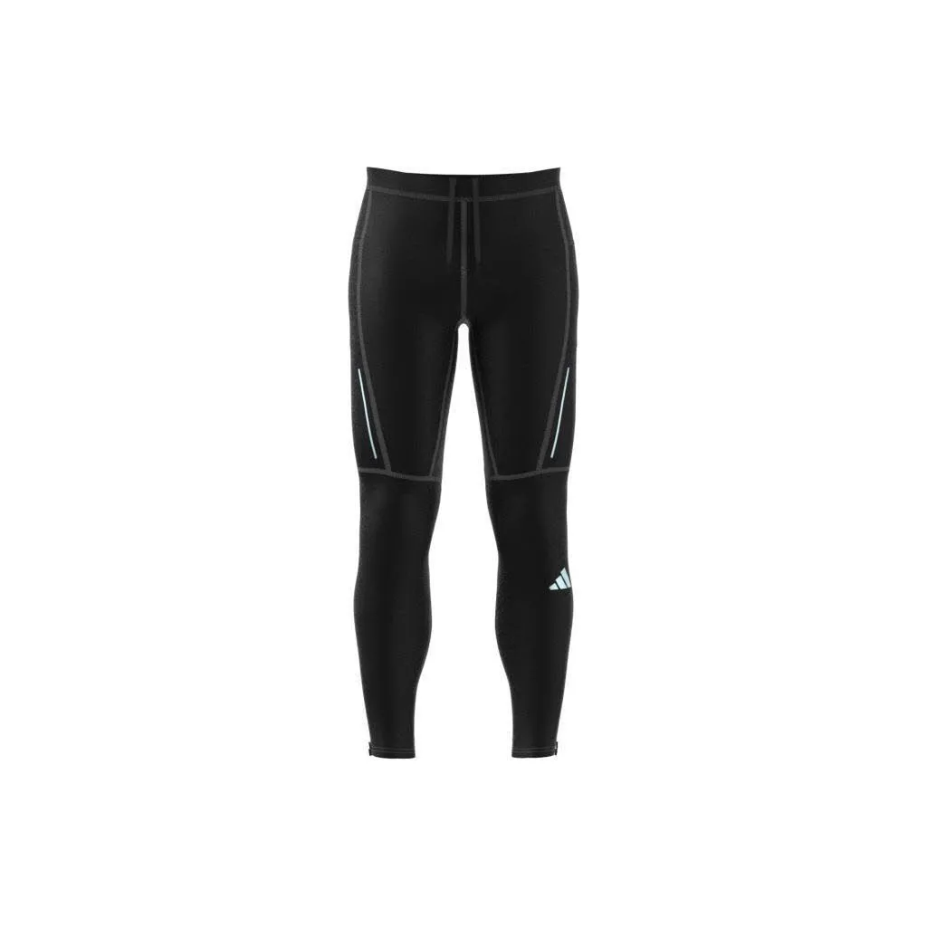 adidas Own The Run Leggings Herren Sporttights Lauftights schwarz NEU
