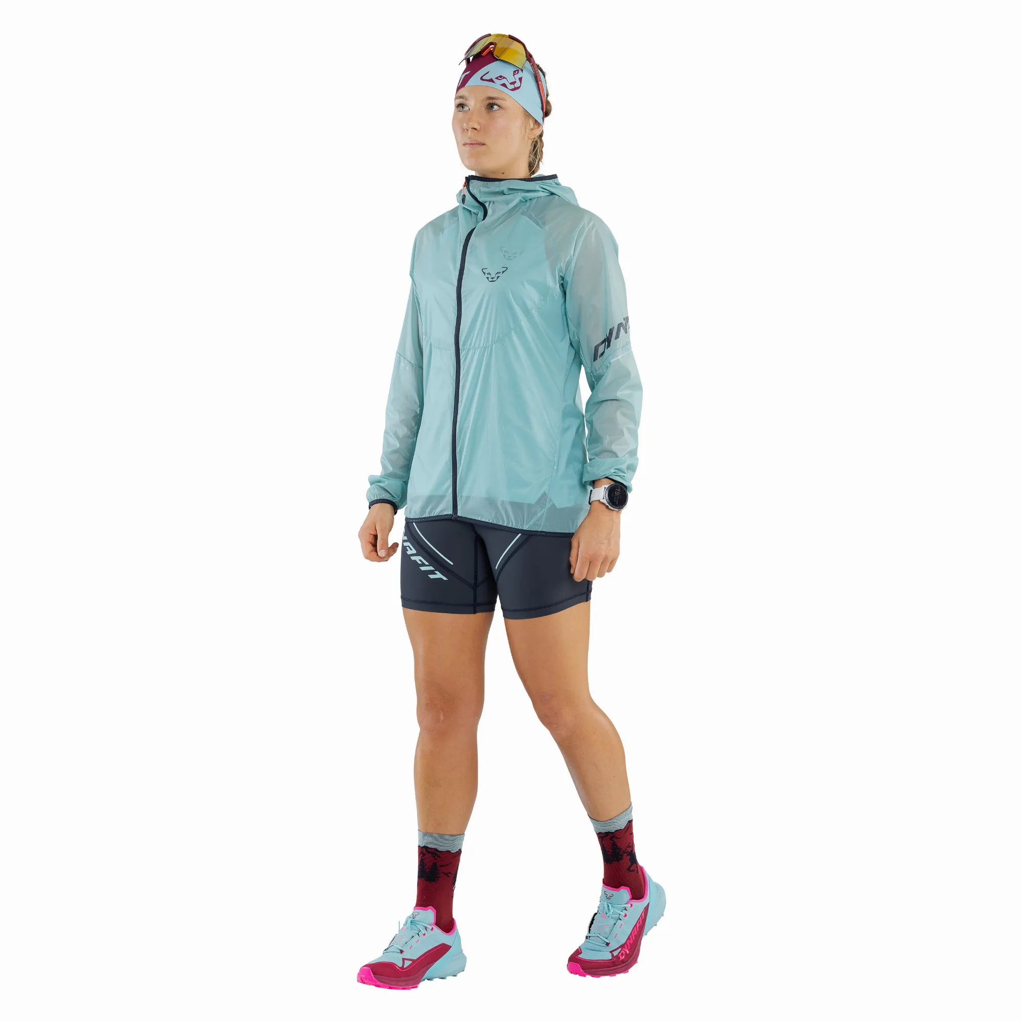 Dynafit VERT 2 W SHO TIGHTS Damen Laufshorts Lauftights Sporttights blueberry marine blue NEU