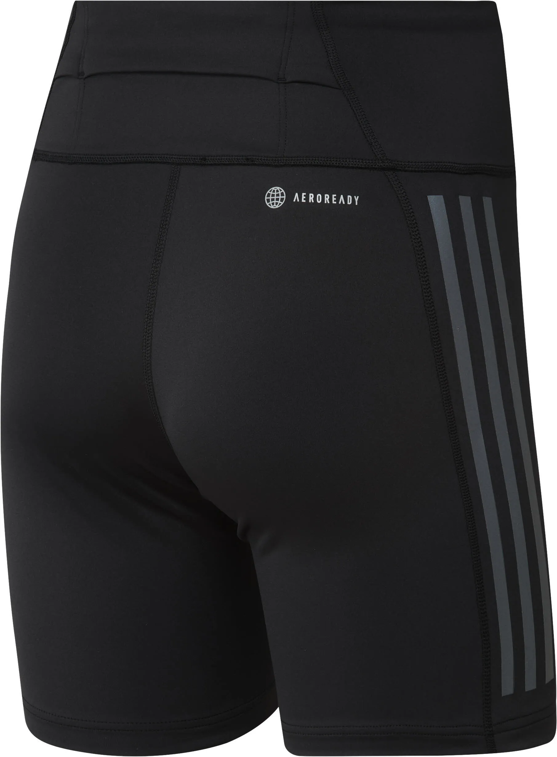 adidas DailyRun 3 Stripes 5 Inch Tight Damen Lauftight Leggings kurz Sporttights schwarz NEU