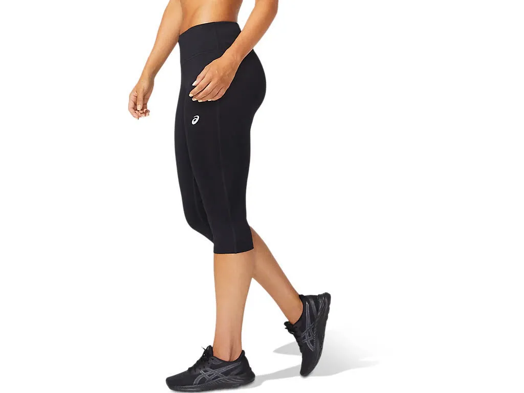 ASICS DA CORE CAPRI TIGHT Damen Laufhose 3/4 Tight Sport Freizeit schwarz NEU