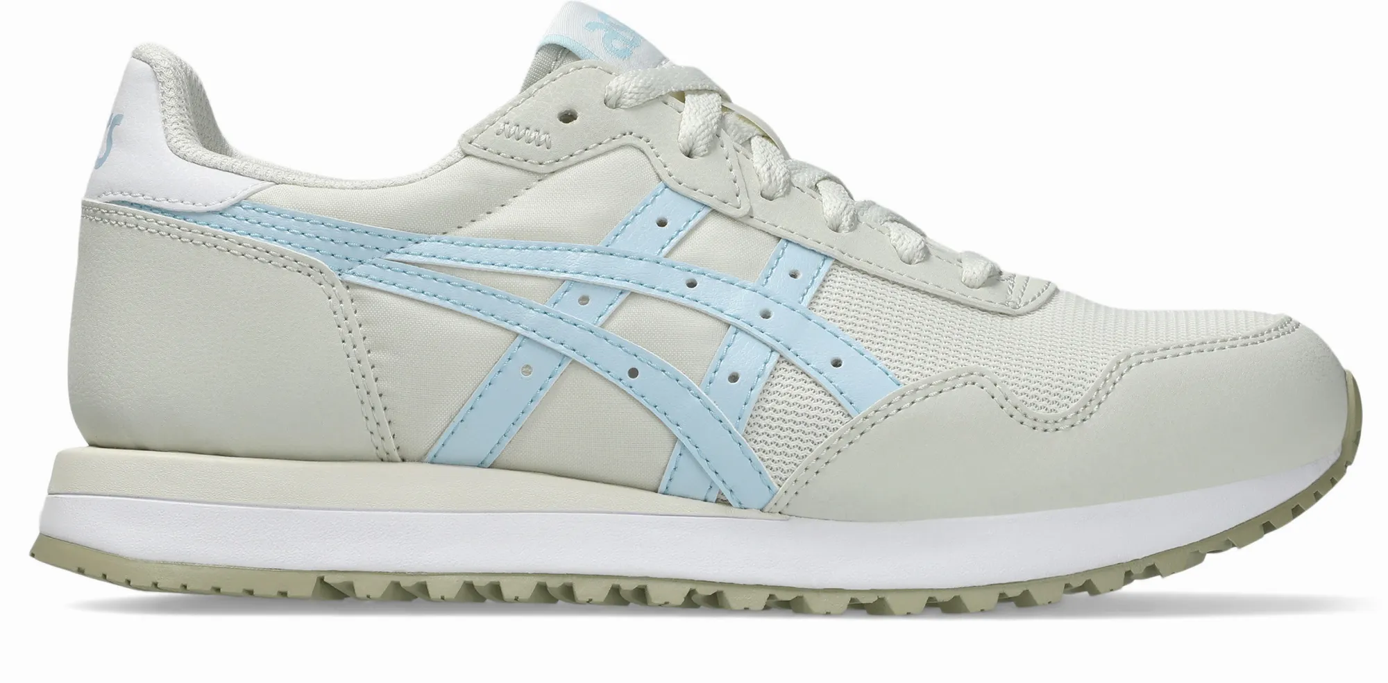 ASICS TIGER RUNNER II Sneaker Freizeitschuhe Damen graubeige blau