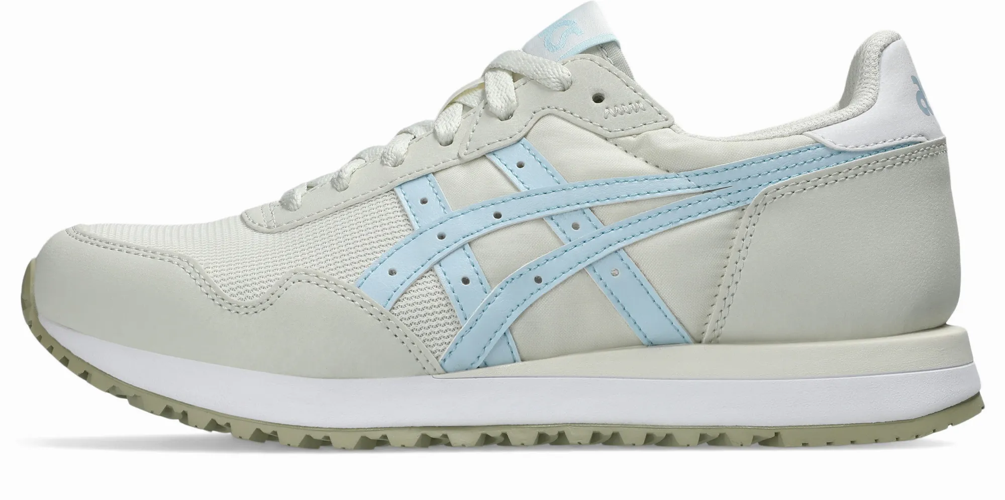 ASICS TIGER RUNNER II Sneaker Freizeitschuhe Damen graubeige blau