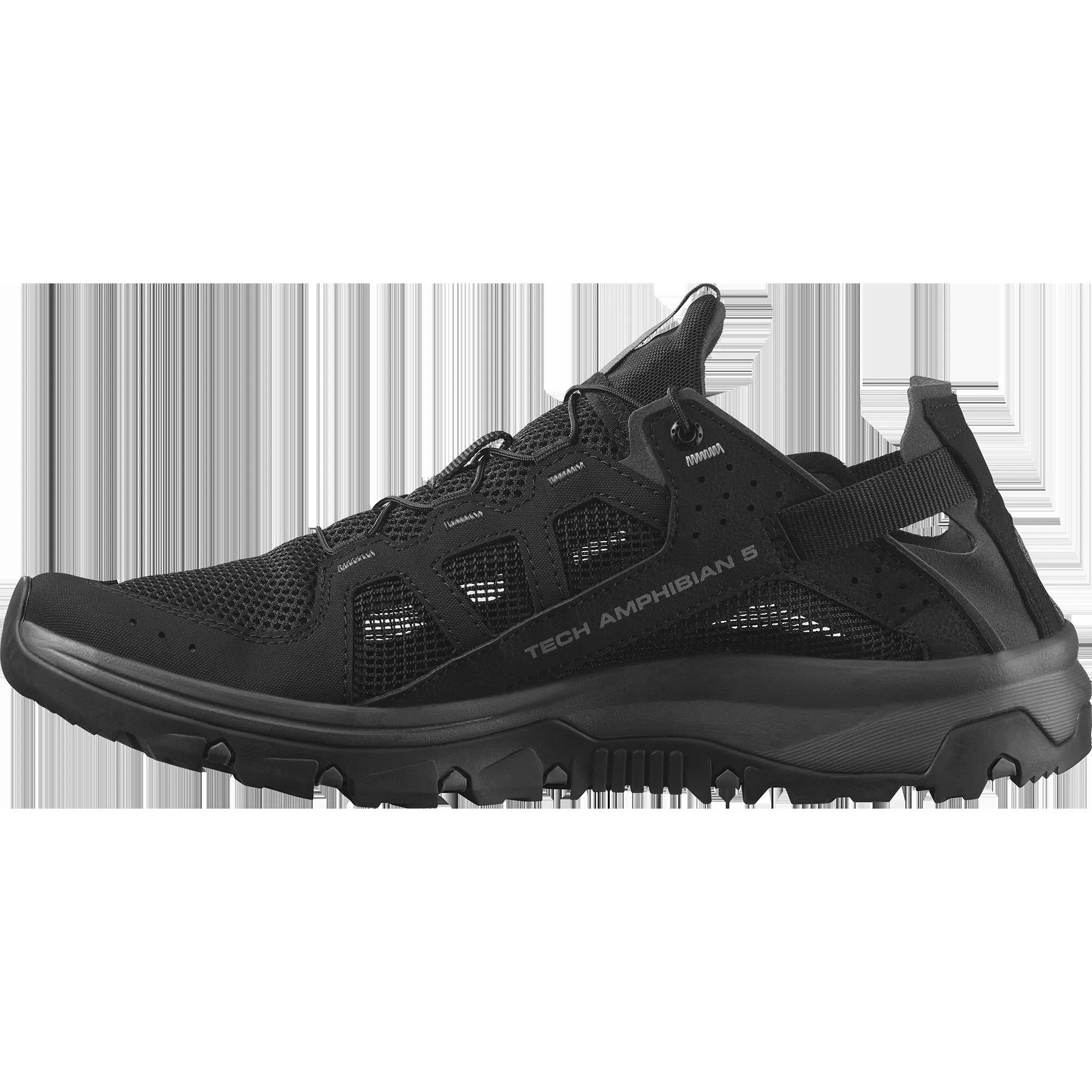 Salomon TECHAMPHIBIAN  5 Wanderschuh Amphibienschuh Herren schwarz NEU