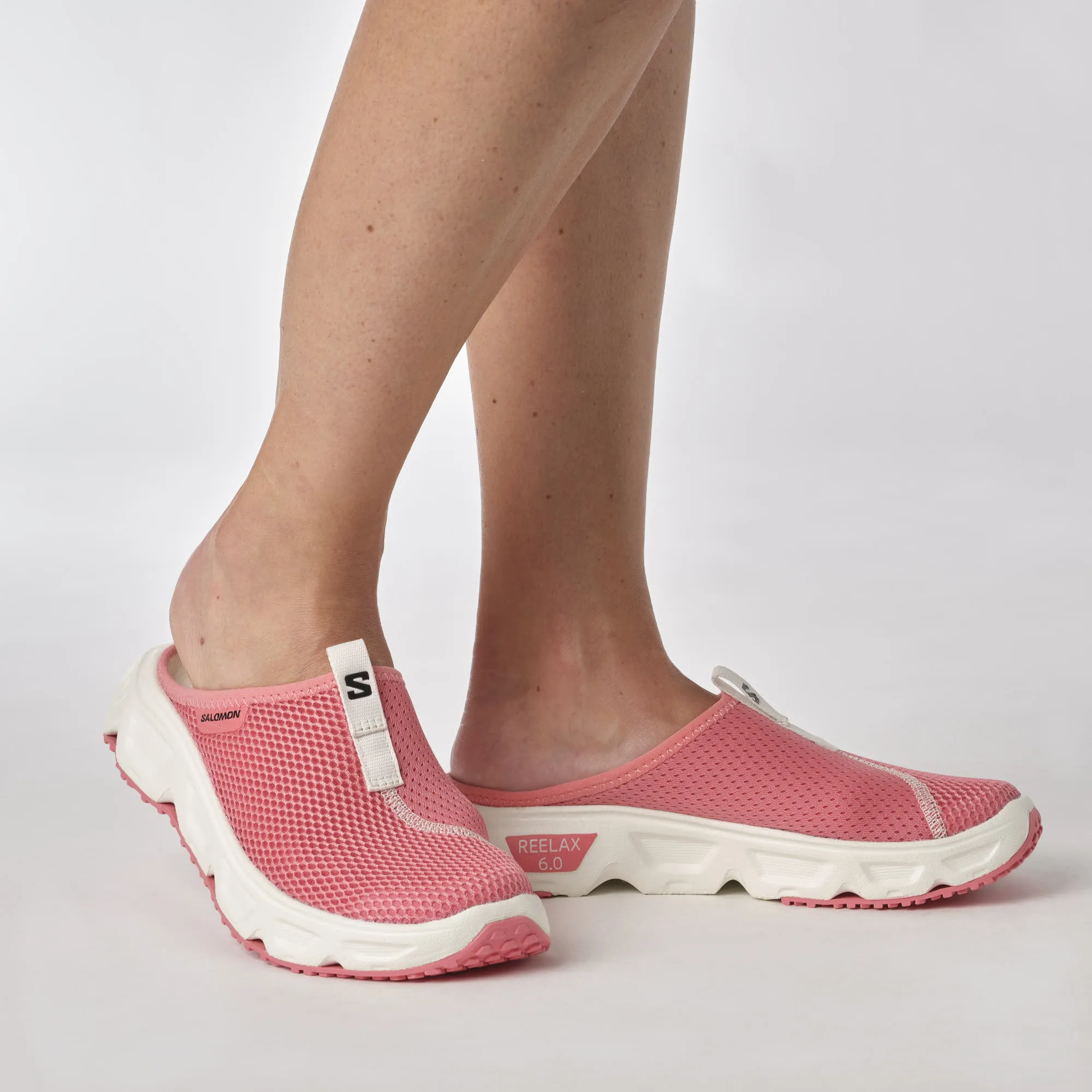 Salomon REELAX SLIDE 6.0 Freizeitschuhe Badeschuhe rosa Damen