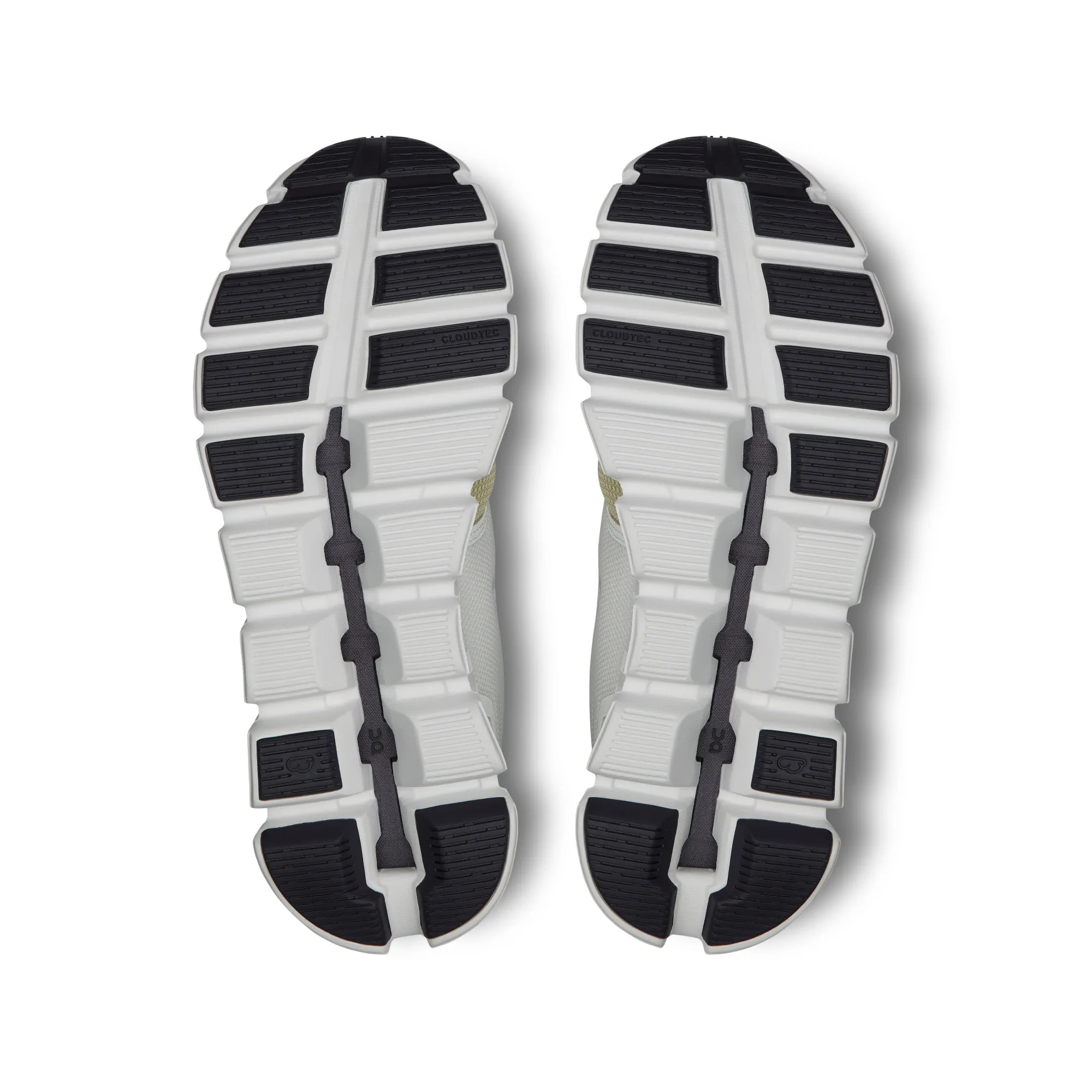 ON Cloud 5 Push Sneaker Freizeitschuhe Damen weiß grün
