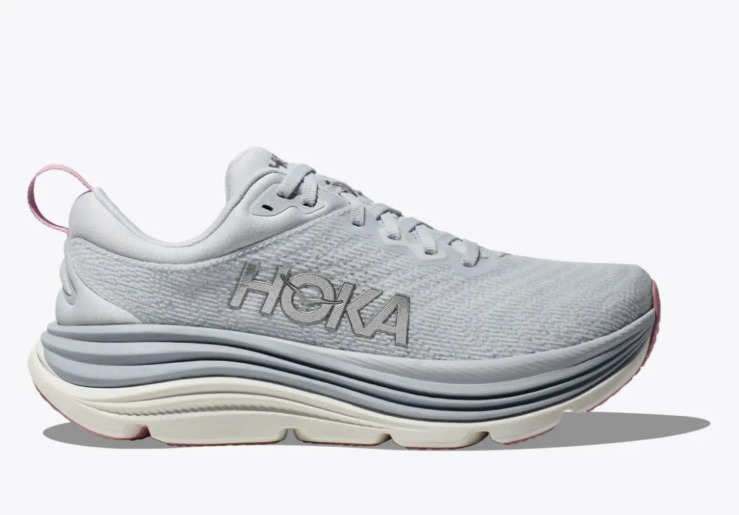 Hoka Gaviota 5 Laufschuhe Joggingschuhe Damen hellgrau