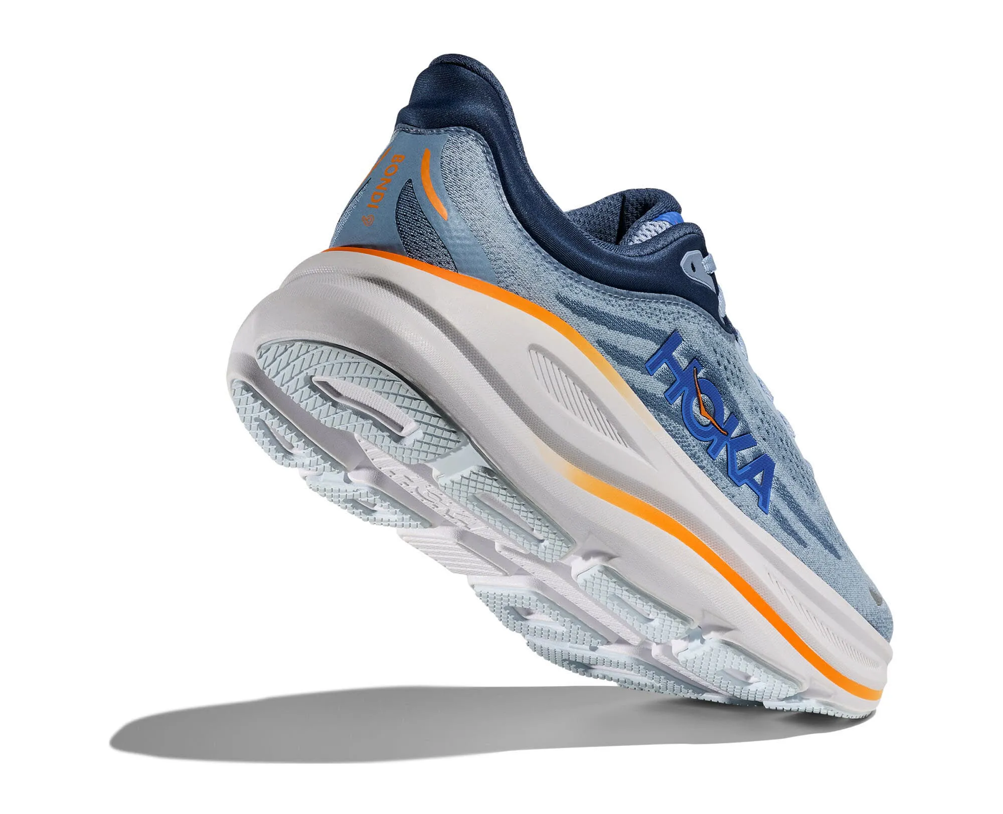 Hoka Bondi 9 Laufschuhe Joggingschuhe Herren hellblau