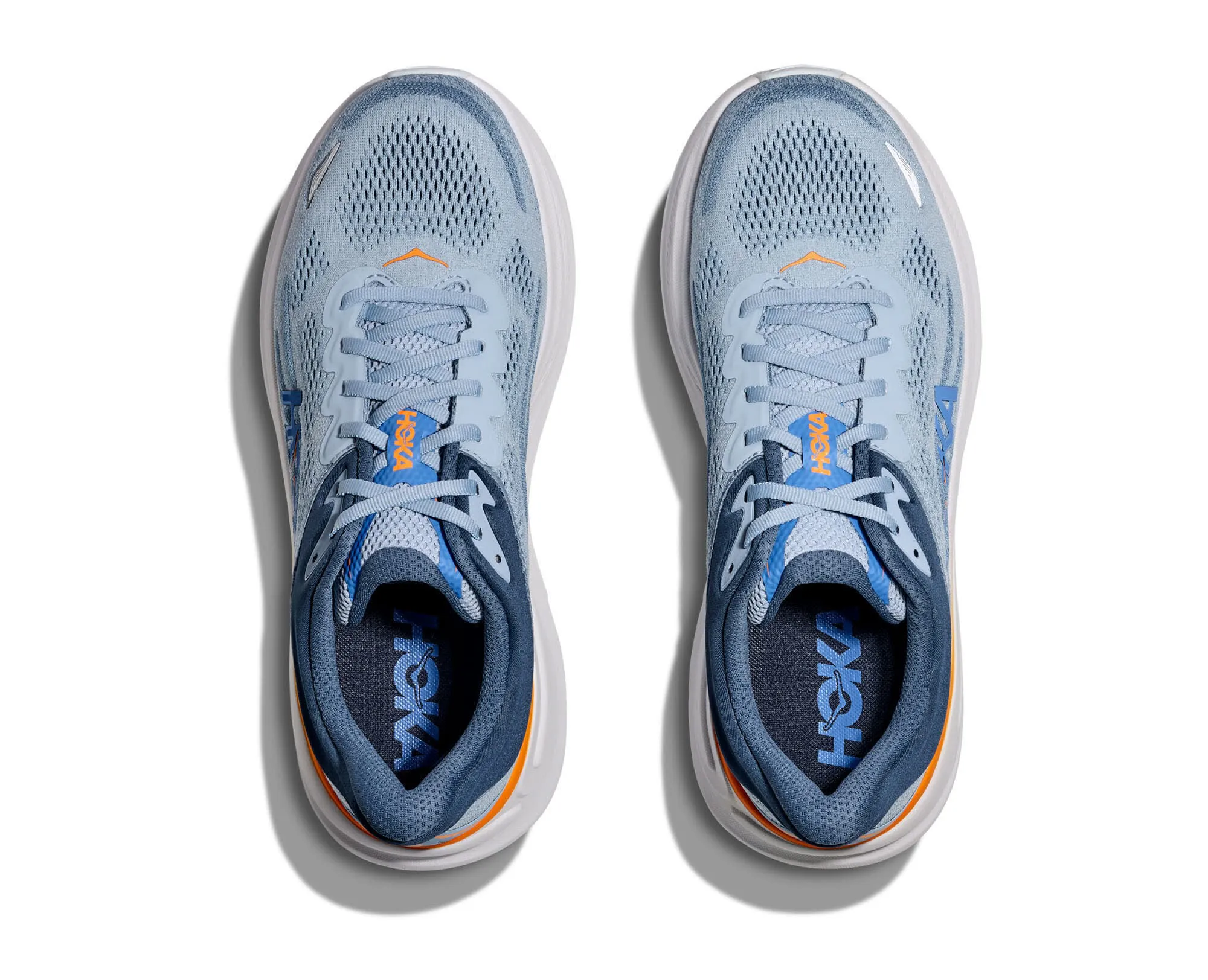 Hoka Bondi 9 Laufschuhe Joggingschuhe Herren hellblau