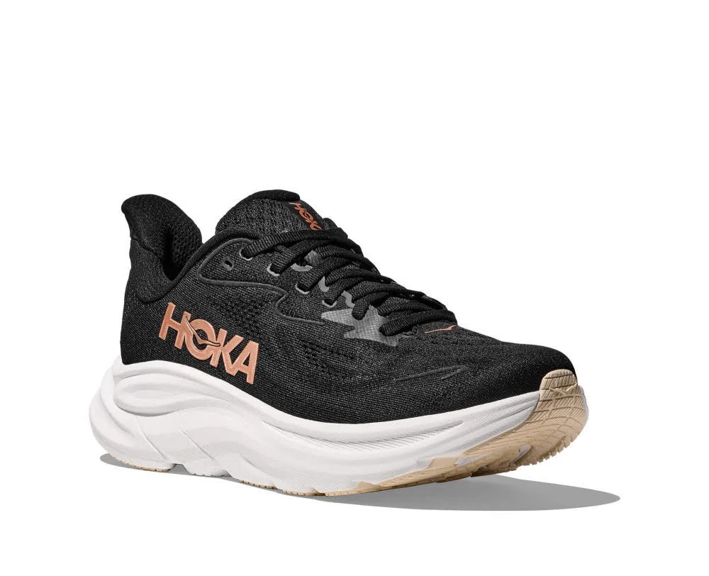 Hoka W CLIFTON 10 Damen Laufschuhe Joggingschuhe black/rose gold
