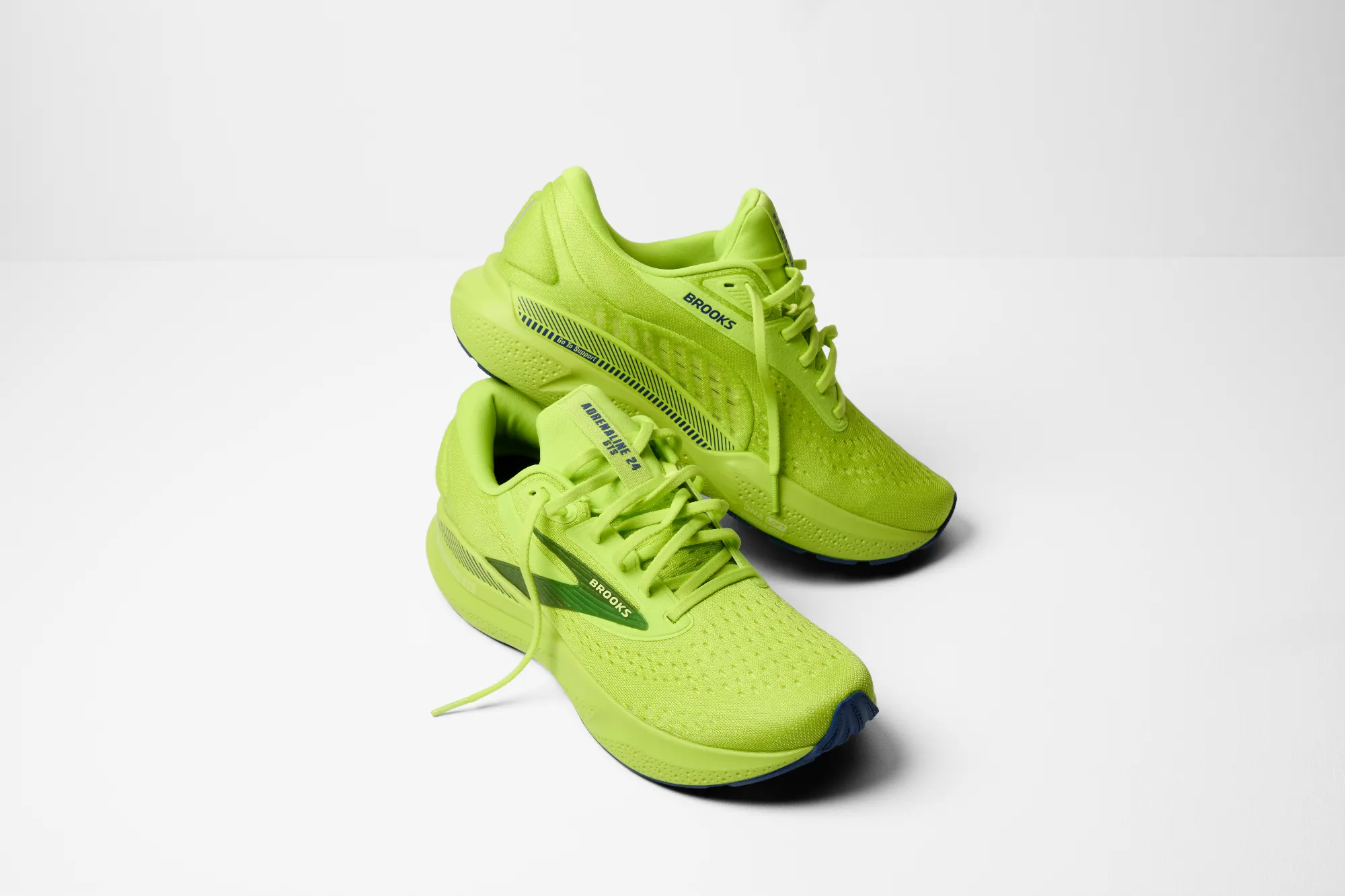 Brooks Adrenaline GTS 24 Herren Laufschuhe Joggingschuhe acid lime/sunny lime