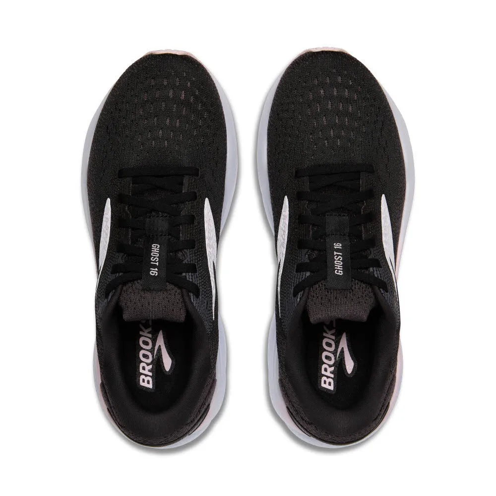 Brooks Ghost 16 Herren Laufschuhe Joggingschuhe black/white/orchid ice