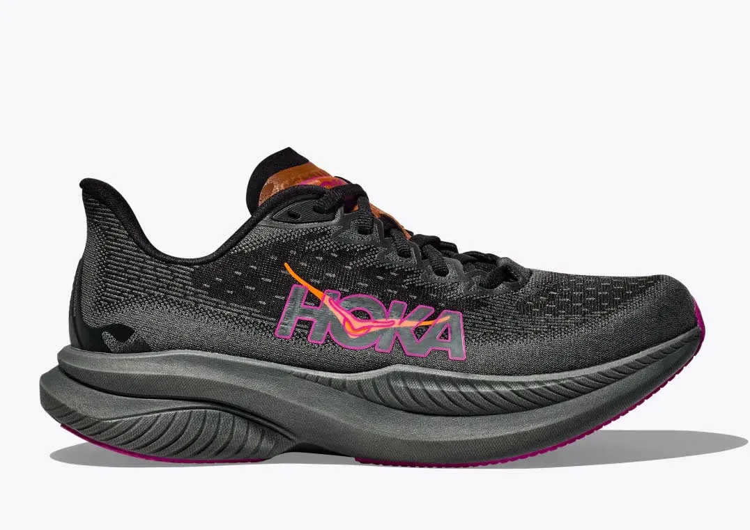 Hoka Mach 6 Laufschuhe Joggingschuhe Damen schwarz
