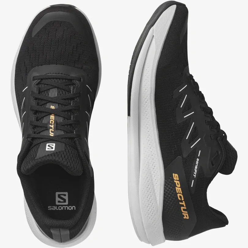 Salomon SPECTUR Herren Joggingschuhe Laufschuhe schwarz NEU