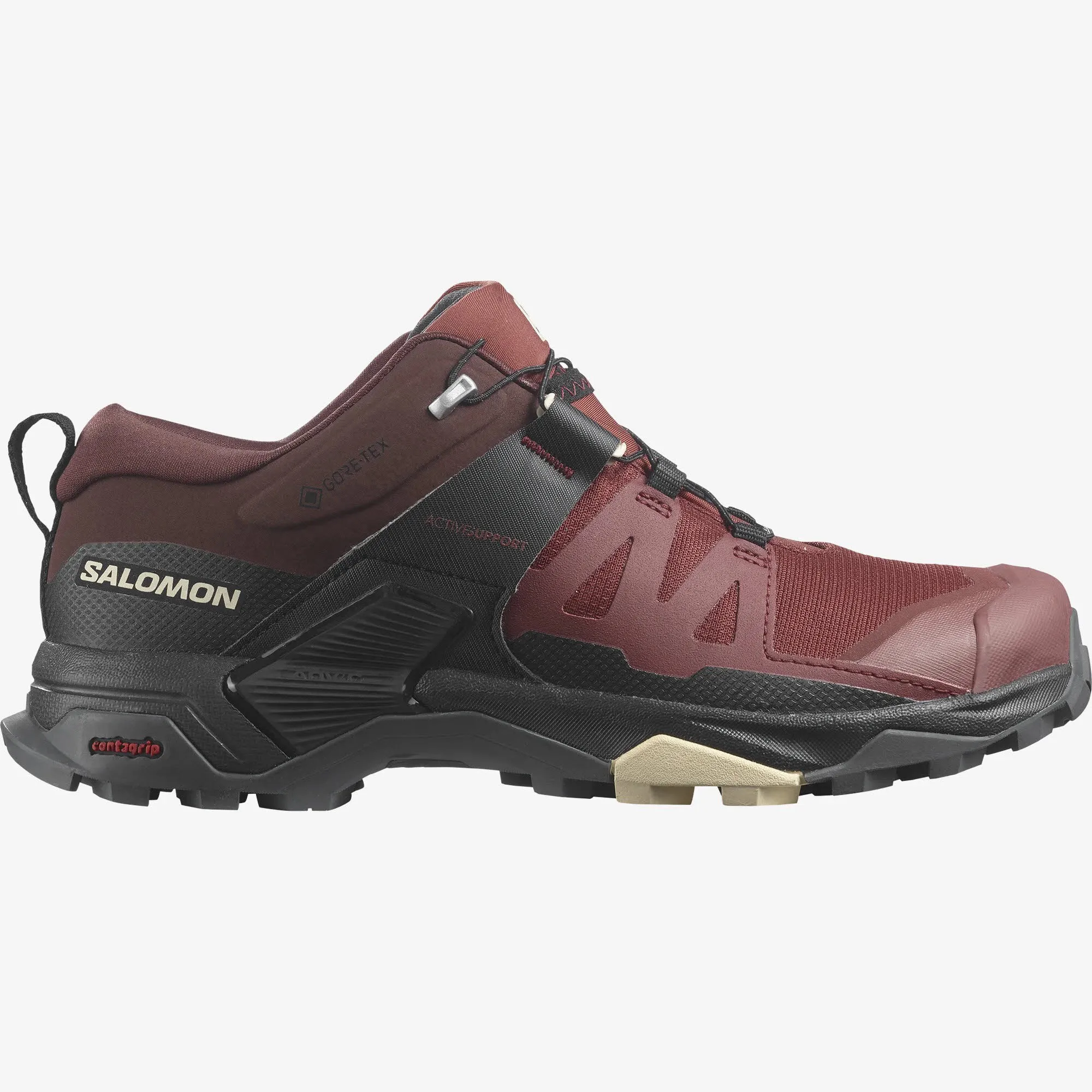 Salomon X Ultra 4 Gore-Tex Damen Hiking-Halbschuh rot