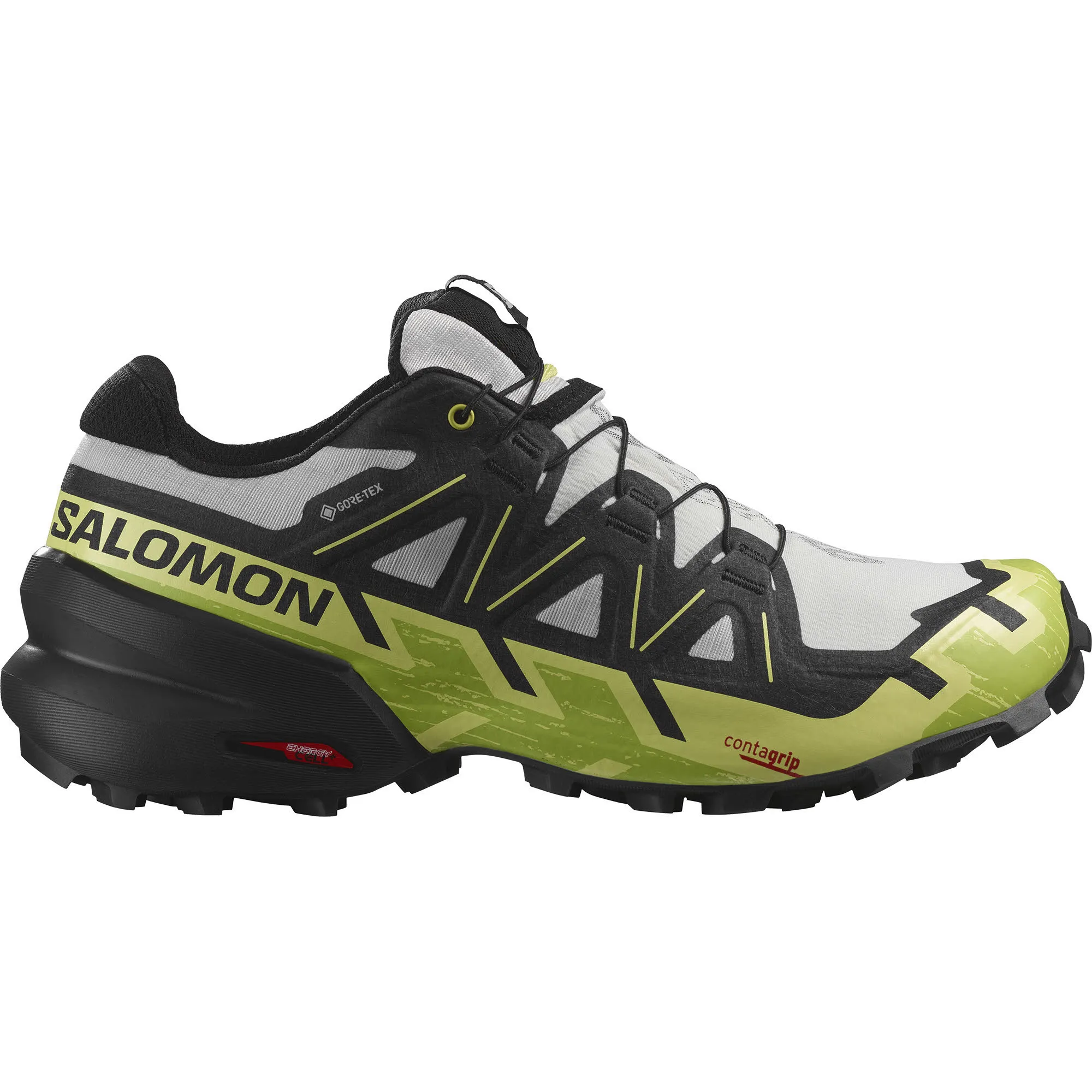 Salomon SPEEDCROSS 6 GTX Trailrunning Wanderschuh Herren weiß grün NEU