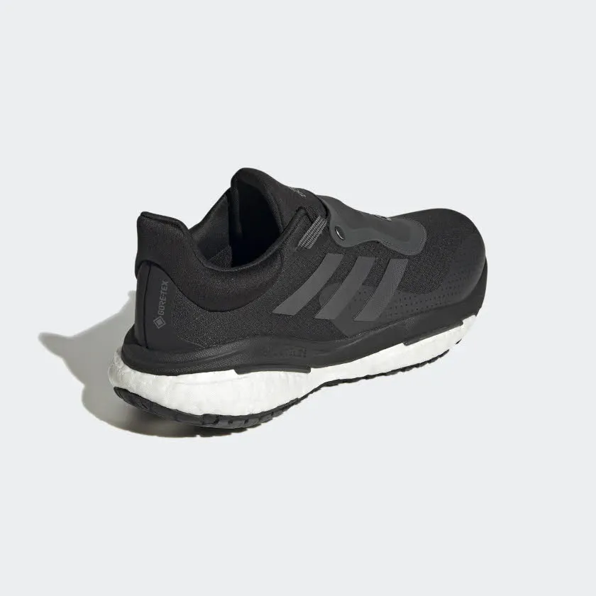 adidas Solar Glide 5 GTX Herren Joggingschuhe Sportschuhe Schwarz Grau
