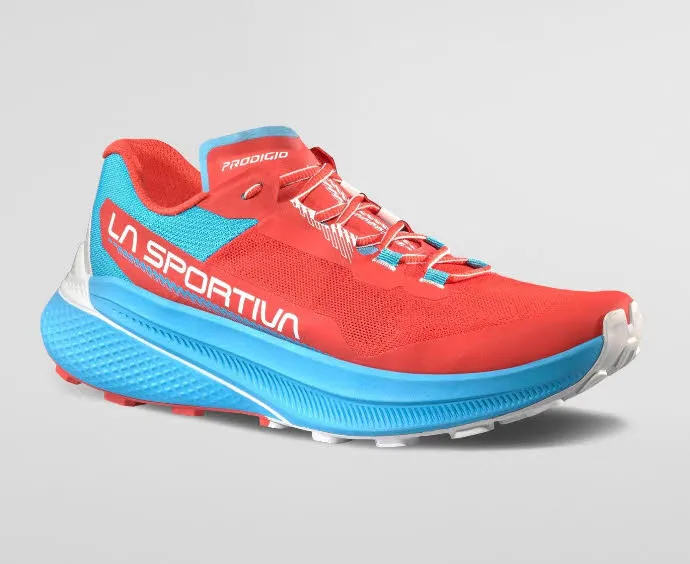 La Sportiva Prodigio Joggingschuhe Trailrunning Damen rot blau