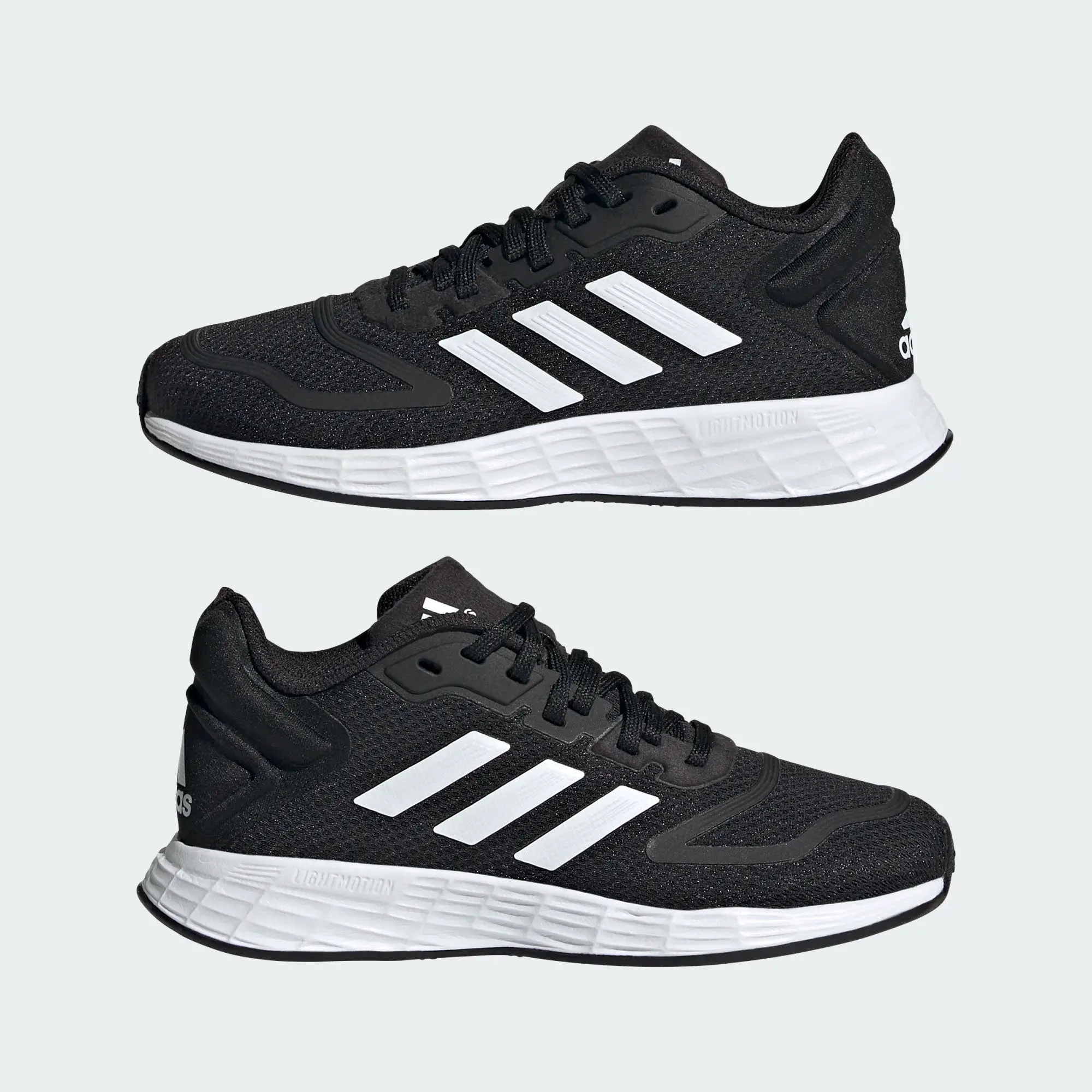 adidas DURAMO 10 K Jungen Laufschuh Sport Freizeit schwarz