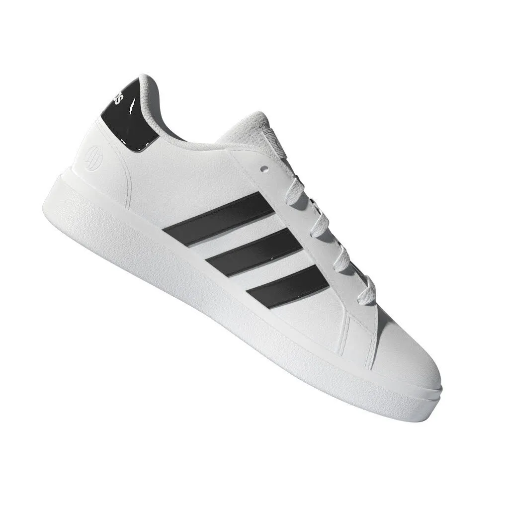 adidas GRAND COURT 2.0 K Jungen Snekaer Low Freizeitschuhe weiß/schwarz