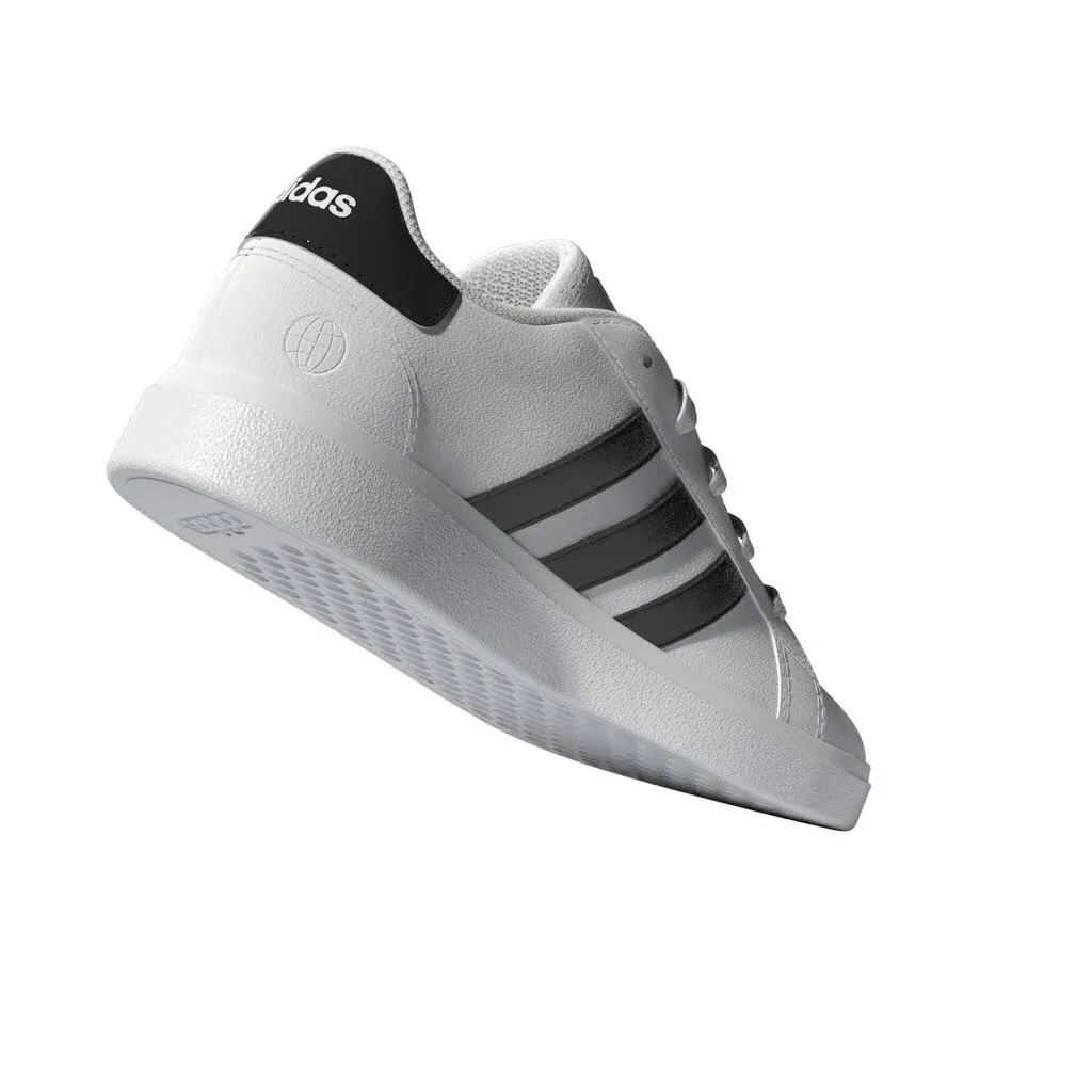 adidas GRAND COURT 2.0 K Jungen Snekaer Low Freizeitschuhe weiß/schwarz
