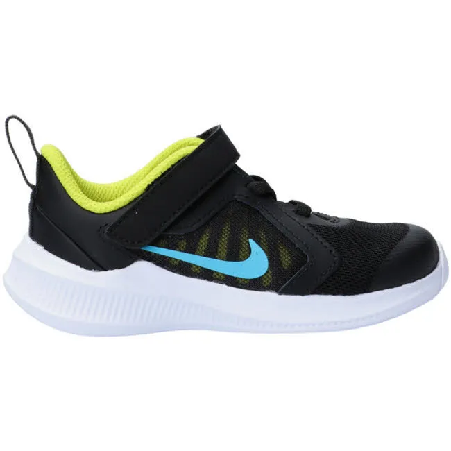 Nike Downshifter 10 Baby Toddler Sneaker Turnschuhe Klettverschluß schwarz NEU
