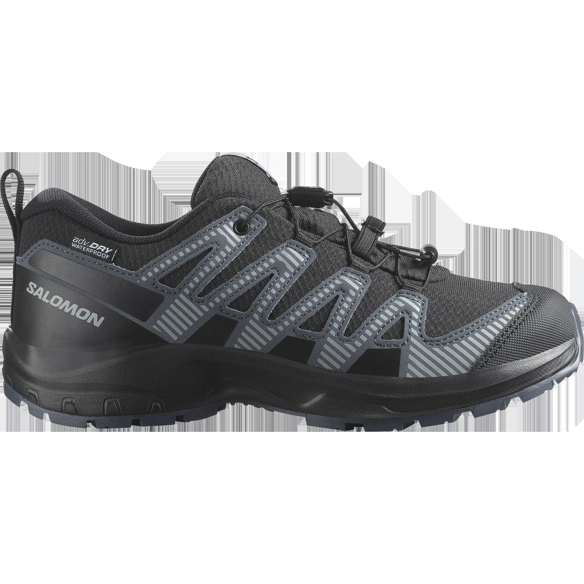 Salomon XA PRO V8 WP Jungen Outdoorschuhe Wanderschuhe schwarz