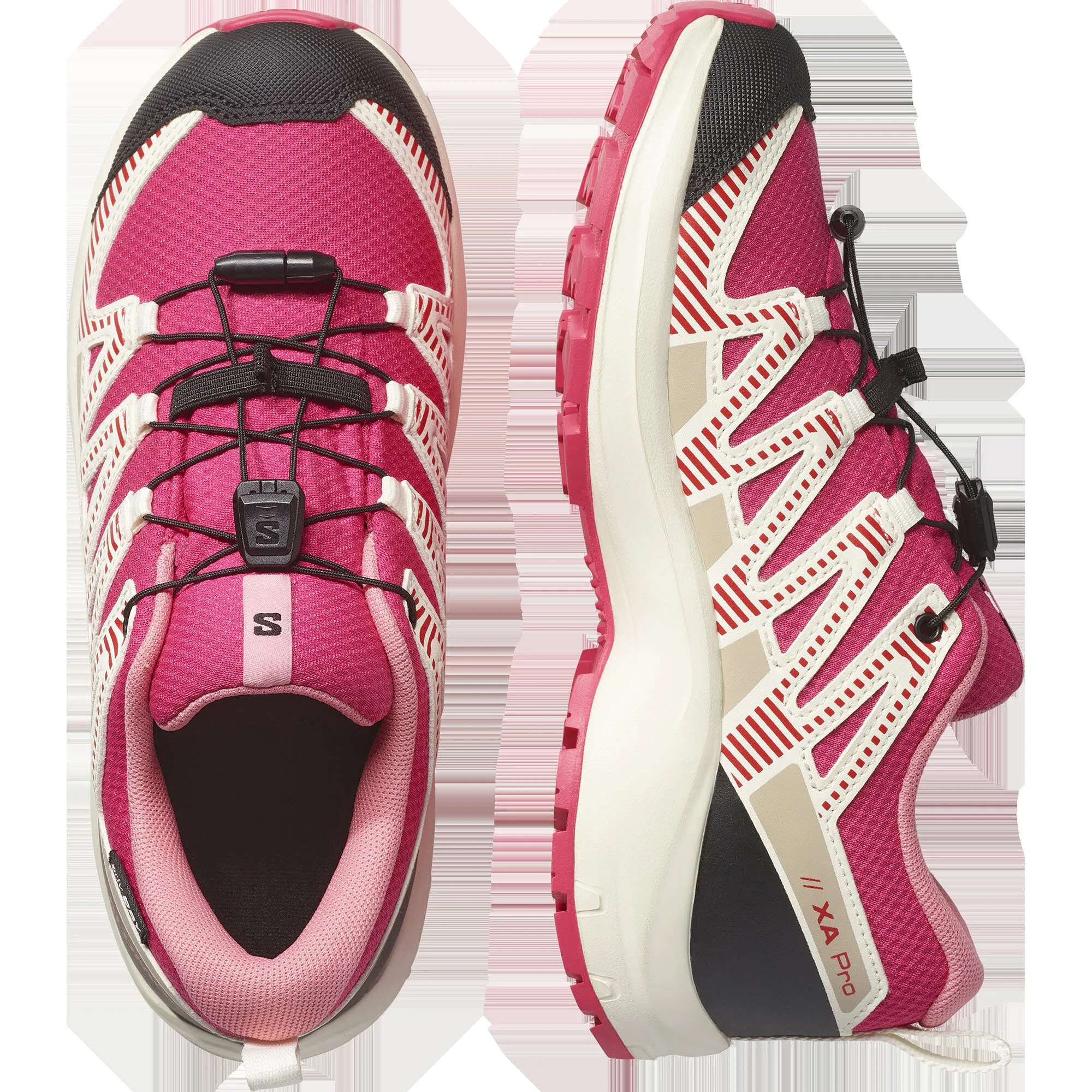 Salomon XA PRO V8 WP Mädchen Outdoorschuhe Wanderschuhe rouge red