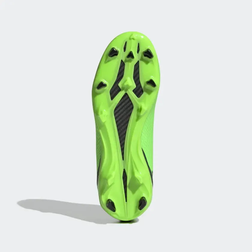 adidas X SPEEDPORTAL.3 LACELESS FG Kinder Fußballschuhe Stollen grün