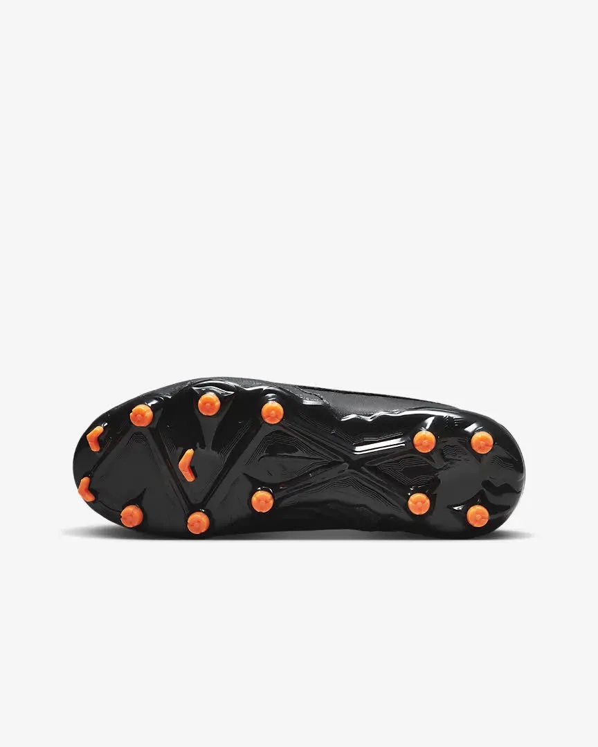Nike JR Phantom GX Academy Jungen Fußballschuhe Schwarz Weiß Orange
