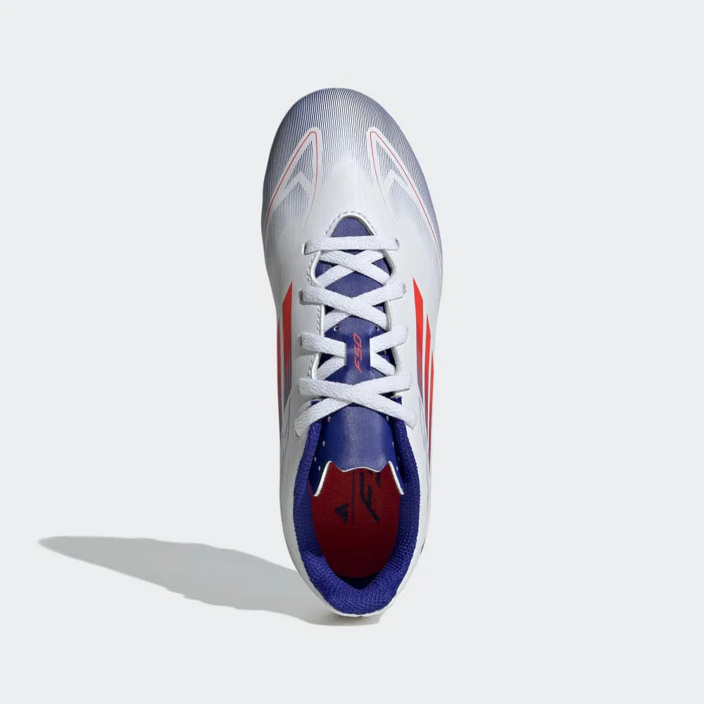 adidas F50 CLUB FLEXIBLE GROUND Kinder Fußballschuhe Nockenschuhe weiß