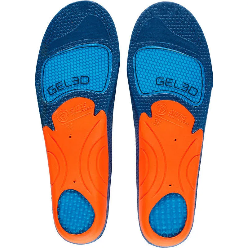 Sidas Cushioning Gel 3D Tägliche Einlegesohle blau orange