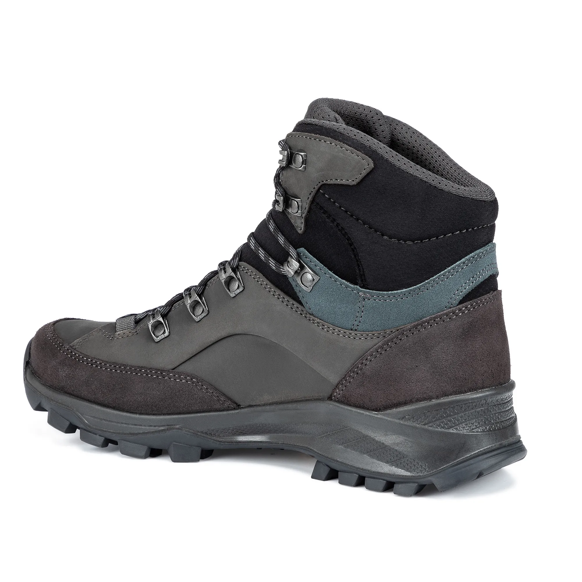 Hanwag Banks LL Wanderschuh Trekkingschuh High Herren dunkelgrau dunkelbraun