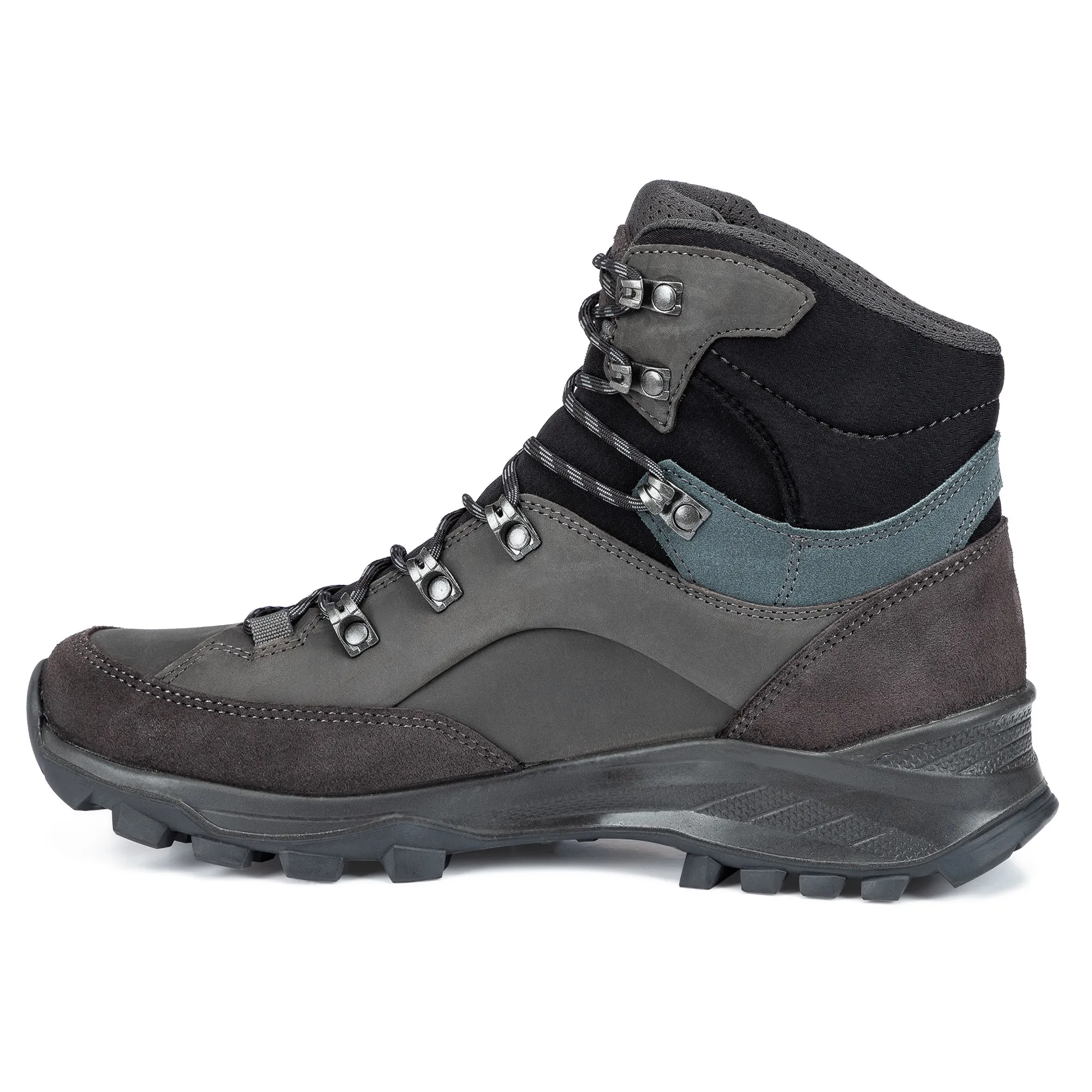 Hanwag Banks LL Wanderschuh Trekkingschuh High Herren dunkelgrau dunkelbraun