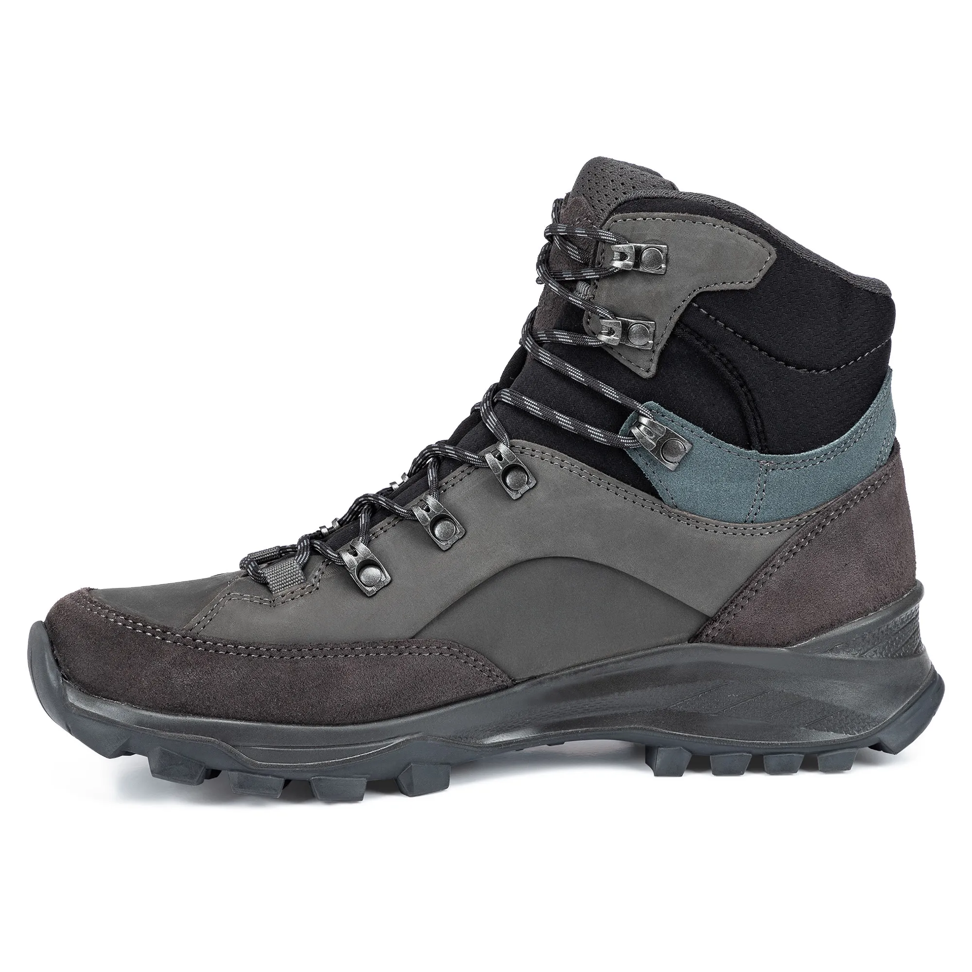 Hanwag Banks LL Wanderschuh Trekkingschuh High Herren dunkelgrau dunkelbraun