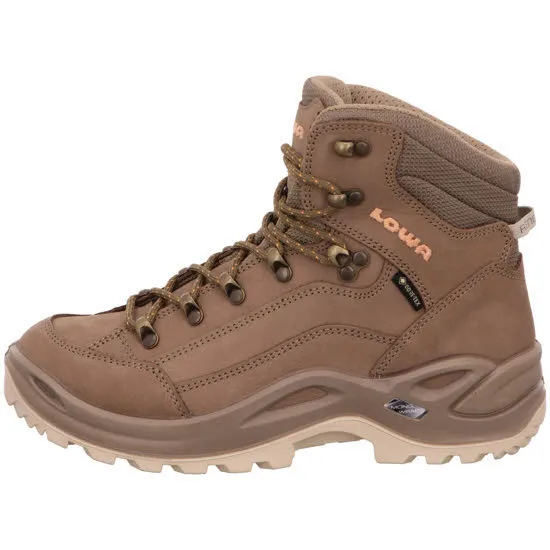 Lowa Renegade GTX Mid Trekkingschuhe Wanderschuhe Gore-Tex wasserdicht Damen braun