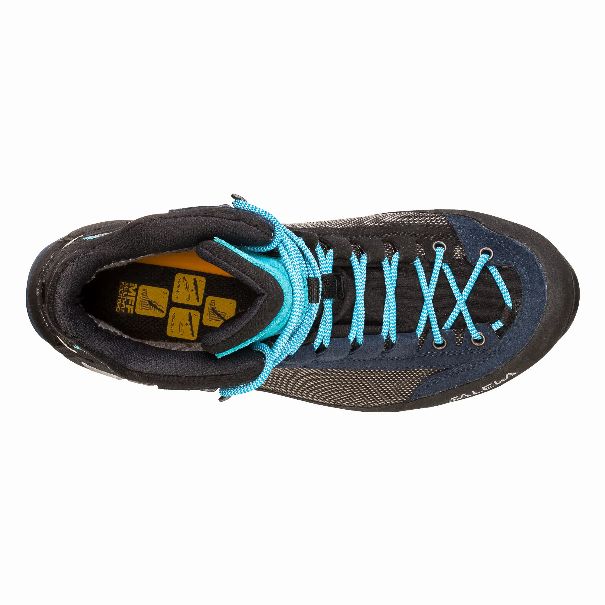 Salewa Crow Gore-Tex Damen Trekkingschuhe Wanderschuhe Bergsteigerschuh wasserdicht blau