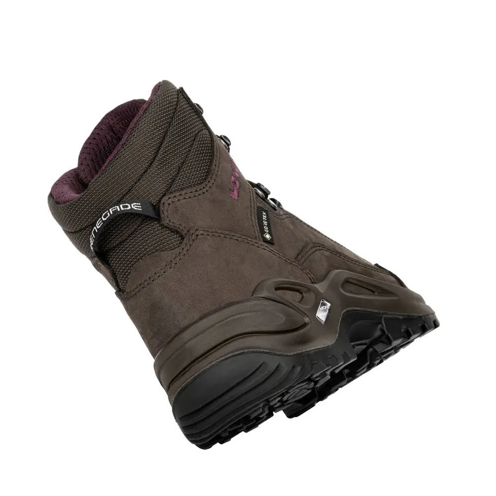 Lowa RENEGADE GTX MID Ws Trekkingschuh Wanderschuh Damen dunkelbraun