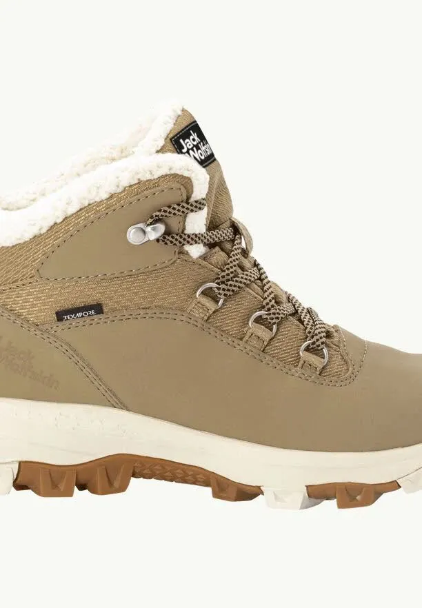 Jack Wolfskin Everquest Texapore Mid Damen Winterschuh wasserdicht braun