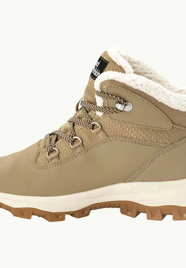 Jack Wolfskin Everquest Texapore Mid Damen Winterschuh wasserdicht braun
