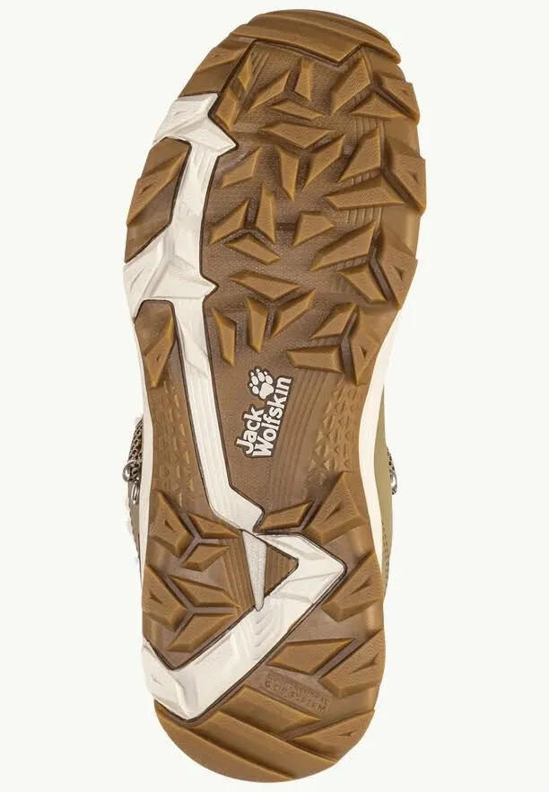 Jack Wolfskin Everquest Texapore Mid Damen Winterschuh wasserdicht braun
