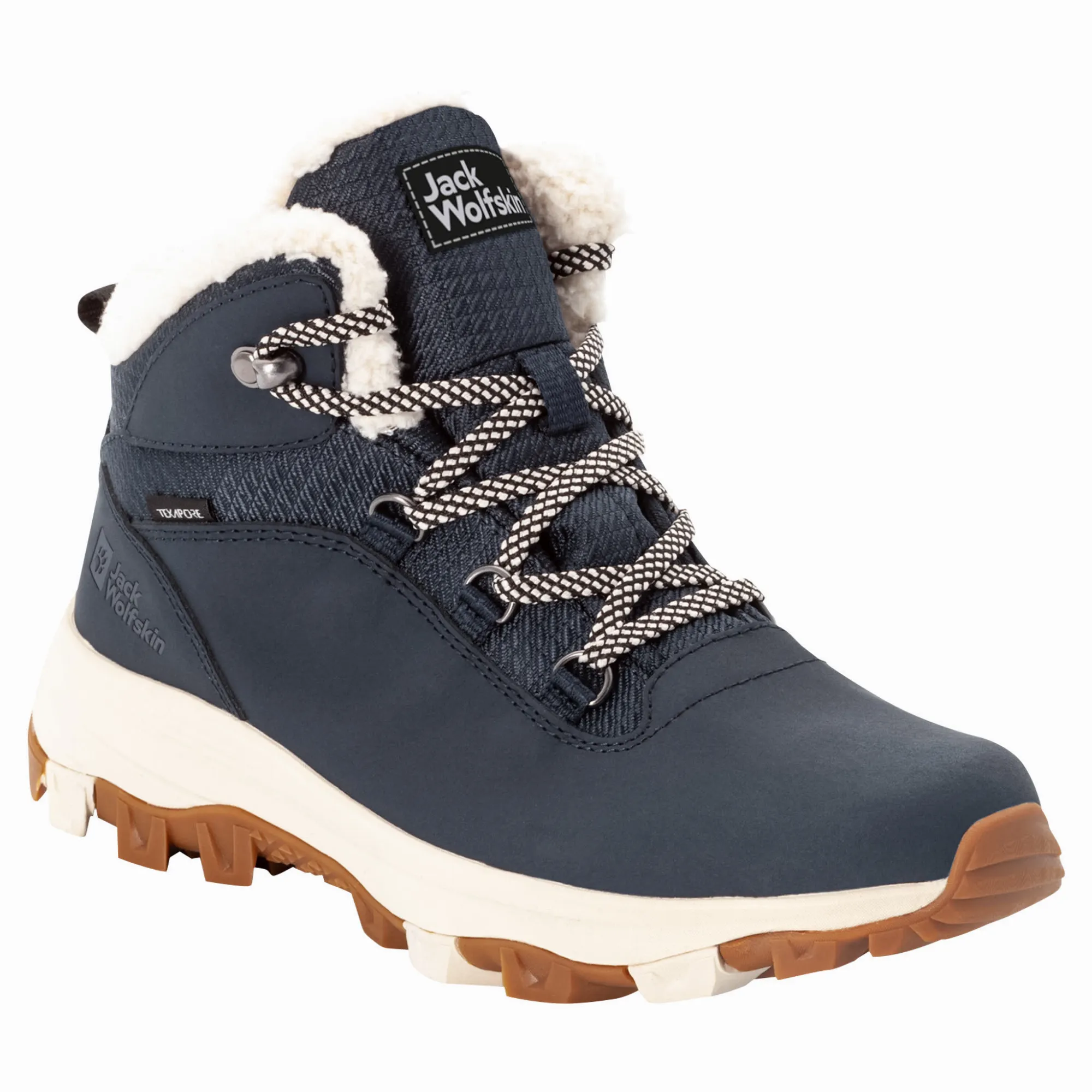 Jack Wolfskin Everquest Texapore Mid W Winterschuhe Damen dunkelblau