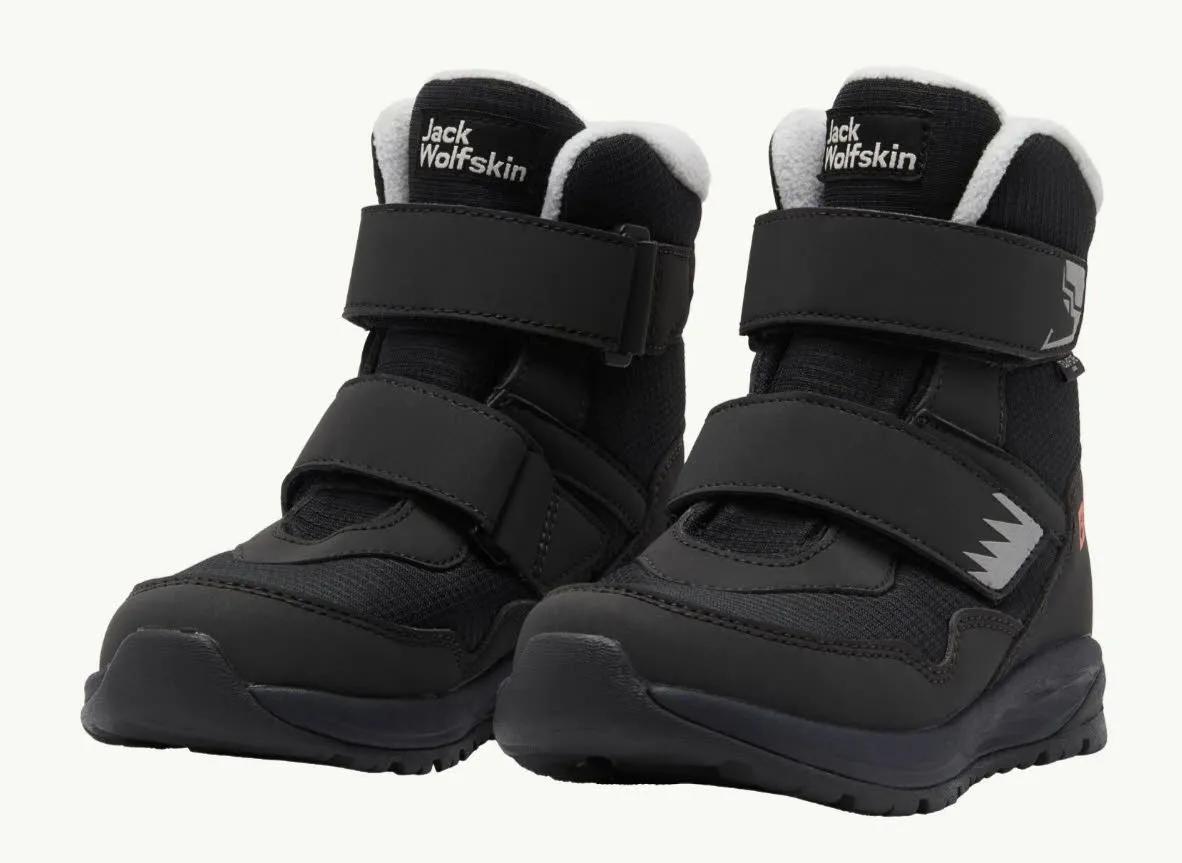 Jack Wolfskin Polar Bear-b Texapore Mid Vc K Winterschuhe Kinder schwarz